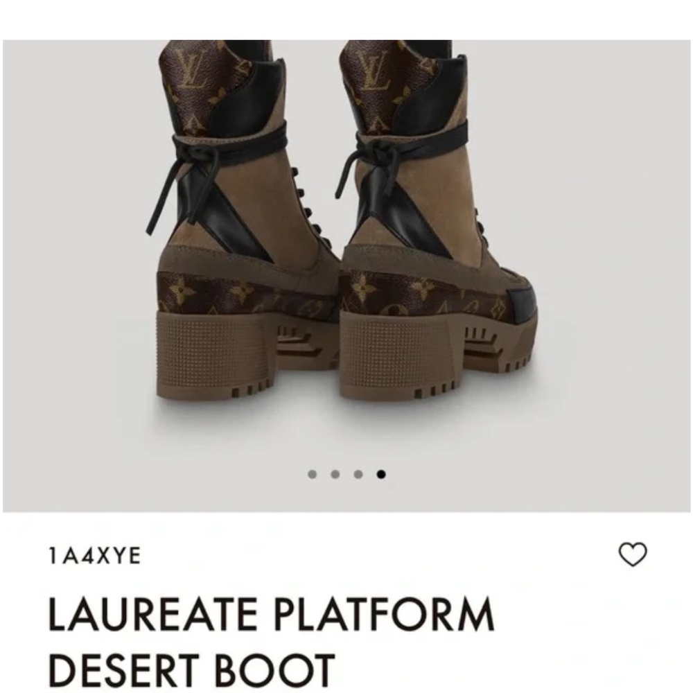 Louis Vuitton laureate boots